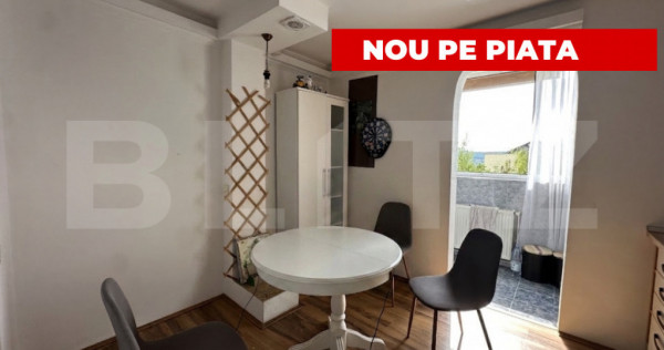 Apartament 2 camere decomandate, 52 mp, panoramă, zona Gh.