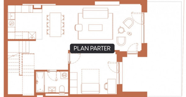 Apartament 4 camere 128.1 mp + gradina 28.1 mp + 8 mp in Hex