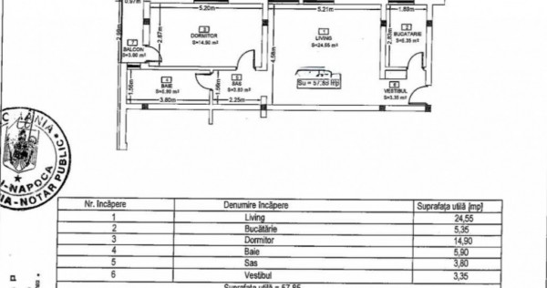 Apartament 2 camere in zona Eroilor