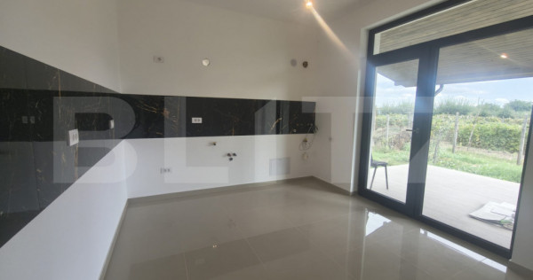 Casa individuală, 84 mp, 385 mp teren, zona Dancu