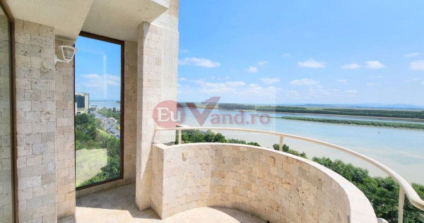 De vanzare apart. 3 camere Faleza , vedere Dunare, 78 mp, renovat premium