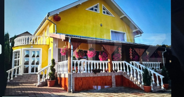 Pensiune / casă de vacanță cu 7 dormitoare, piscină și