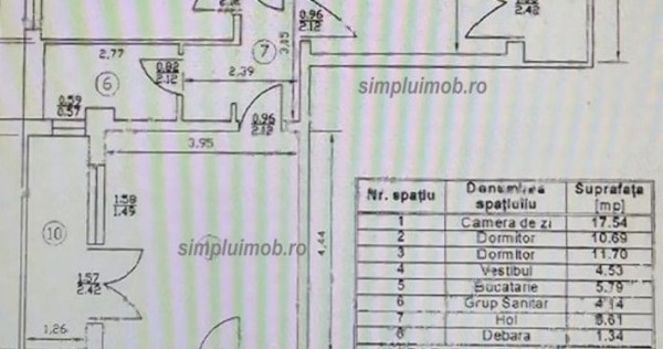Proprietar, vand ap. 3 camere semidecomandat, Gorjului, et. 3 9