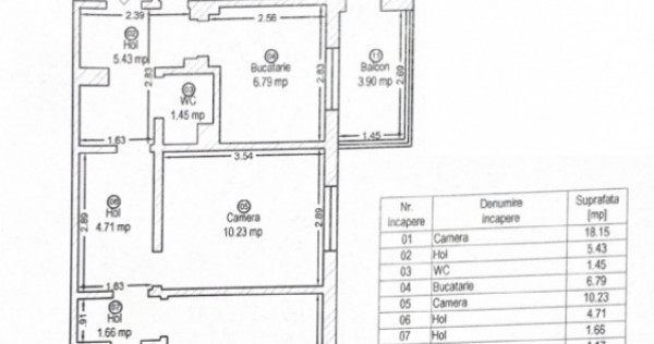 Apartament 3 camere decomandat, gata de renovat, Zona Freido