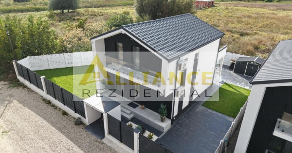 Casa individuala complet mobilata | 4 camere | Teren 370 mp