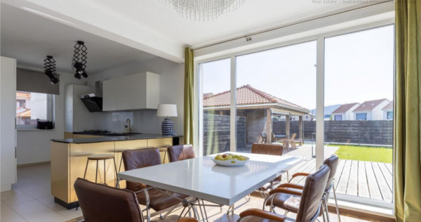 Casa de inchiriat cu gradina superba , liniste si confort in