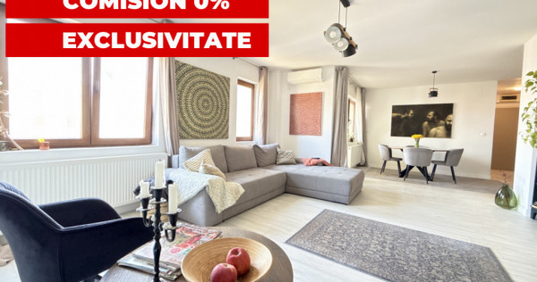 COMISION0% | Penthouse cu 3 camere | 118 mp | Parcare subter