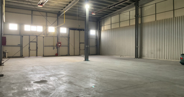 Hala industriala 380 mp + 40 mp de birou, zona - Calea Sagul