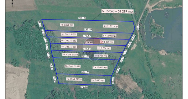 De v&acirc;nzare teren extravilan 51,218 mp, &icirc;n Tileagd - Bihor