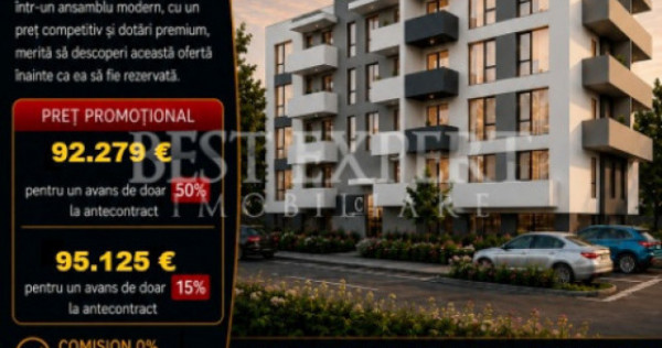 2 Camere | Bloc Nou | Direct Dezvoltator | Comision 0% | Pal