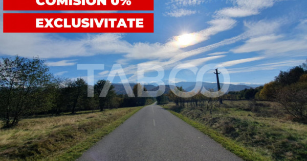 Teren in suprafata de 2990 mp cu vedere la munte zona turist