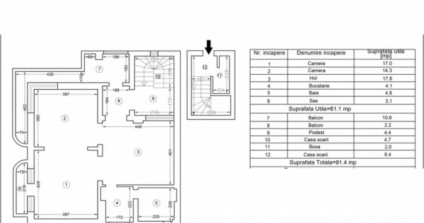 Apartament de v&acirc;nzare Bulevardul Ferdinand, clădire interb