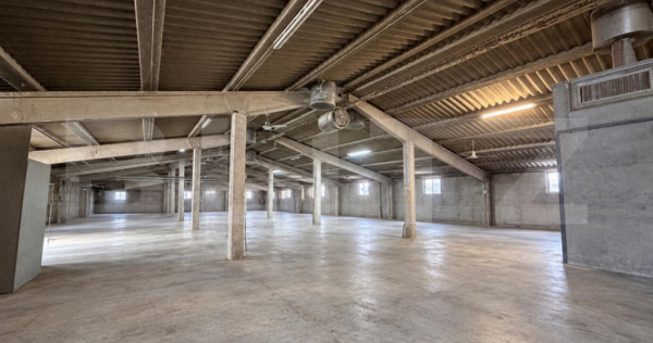 Spatiu industrial, 1729 mp, posibilitate dezmembrare, zona G