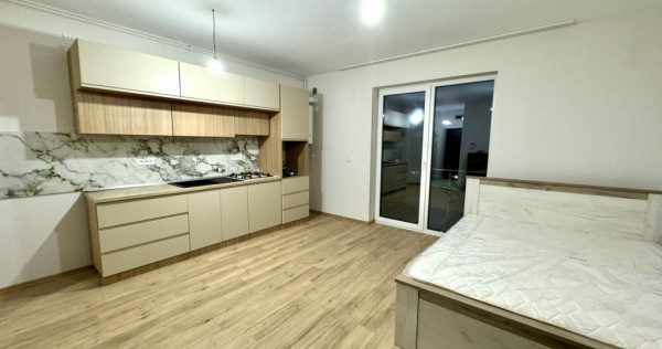 Apartament o camera, 30.5 mp utili, balcon, parcare inclusa