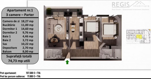 Apartament de in Tractoru