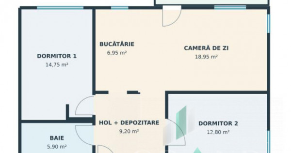 ACASĂ LA MARGINEA PĂDURII | 3 Camere | BALCON | Donath Par