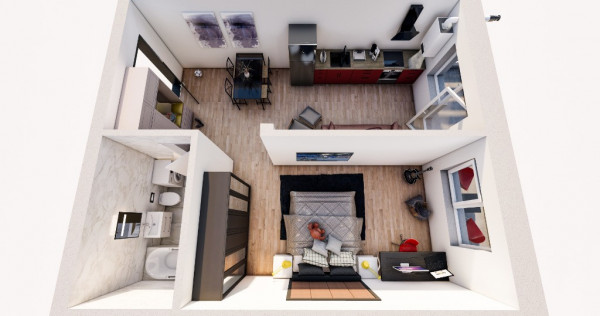 Studio LA SUPER pret in CETATE CITY si cu credite bancare