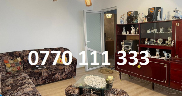 Apartament 3 camere confort 1 decomandat, zona Progresu.
