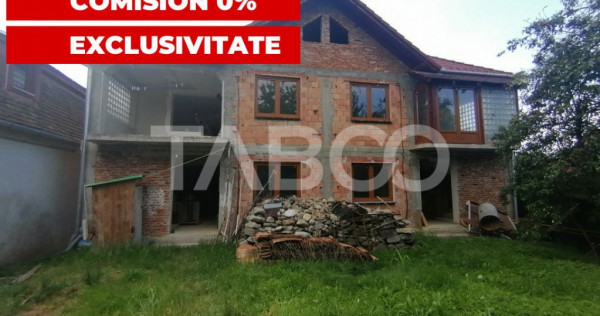 Comision 0% Casa tip duplex de vanzare 6 camere cu teren Sal