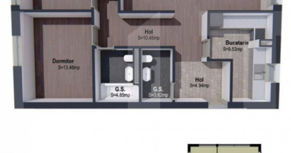 Blitz va propune spre vanzare apartament spatios, zona linis