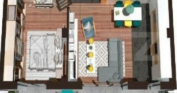 Apartament 2 camere, 52 mp, zona exclusivista Floresti