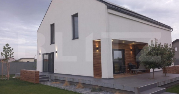 Vila cu etaj, moderna, 193 mp, mobilata, utilată, Mosnita N