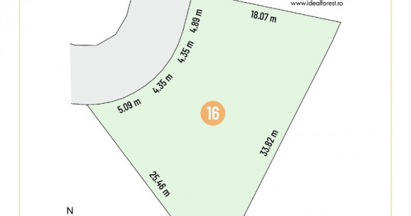 Ideal Forest - VINDEM LOT 16 - 485 m2-deschidere Padurea Snagov