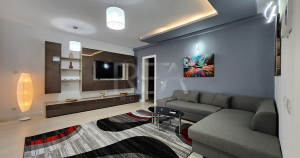 3 camere mobilat si parcare inclusa Floreasca Residence