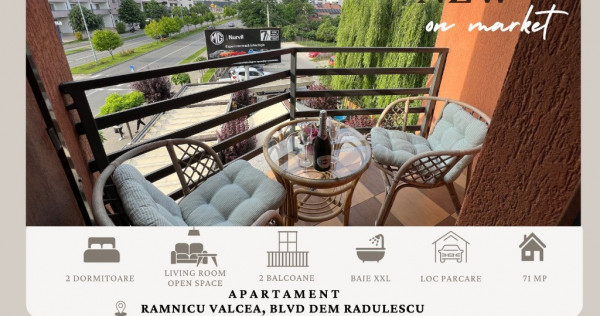 Apartament | 3 camere | Dem Radulescu | 71 mp | Loc Parcare | Etaj 2/4