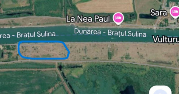 TEREN INTRAVILAN -DELTA DUNARII ,CANAL SULINA,LOCALITATEA VU