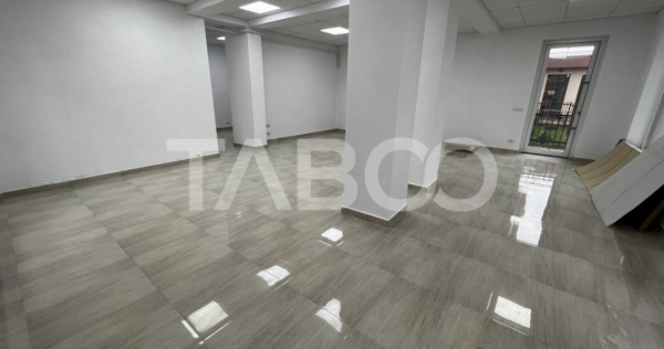 Spatiu comercial 2 camere 77 mp utili Calea Surii Mici Sibiu