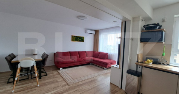 Apartament modern 3 camere mobilat si utilat