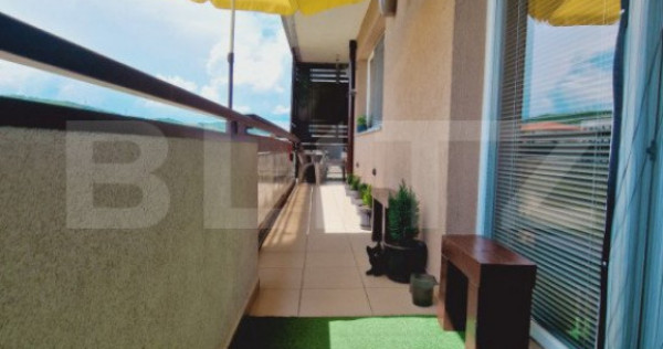 Apartament 2 camere, 51mp, finisat modern, balcon 15mp, zona