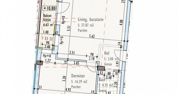 Apartament de 2 camere, semidecomandat, bloc nou, zona Pod I