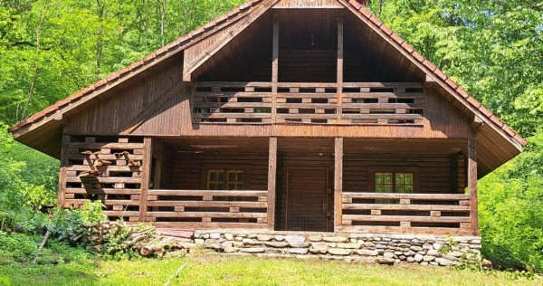 Casa din lemn cu iesire direct pe Transalpina / Sugag, Alba