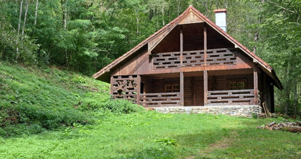 Casa din lemn cu iesire direct pe Transalpina / Sugag, Alba