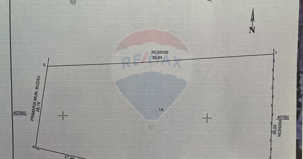 Teren 3,016mp Buzau / Strada Primaverii