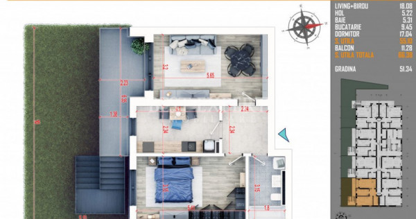 2 Camere Ideal Investitie -5 min STB Parcare Bonus