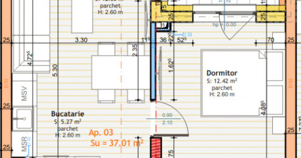 Apartament cu 2 camere, finisat, zona Somesului