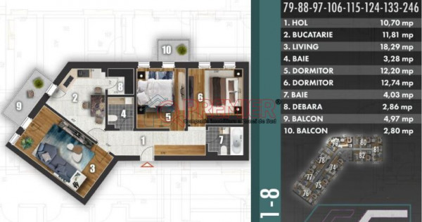 PROMOTIE Apartament 3 Camere Stradal Metalurgiei -