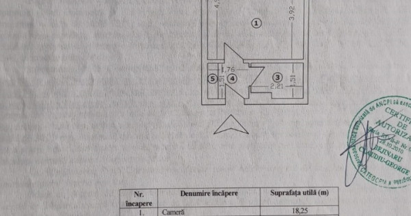 Brancoveanu, str. Turnu Magurele.Garsoniera 1 camere,spatioasa!