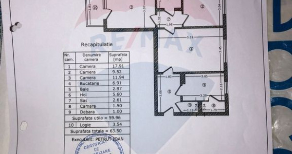 Apartament 3 camere Metrou 1 Decembrie 1918