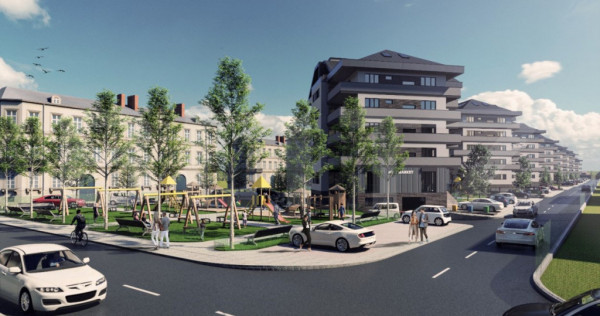 APARTAMENT FINISAT cu 3 camere, terasa 15mp, parcare inclusa