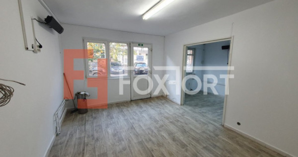 Spatiu comercial cu 2 camere de inchiriat - zona Piata Doina