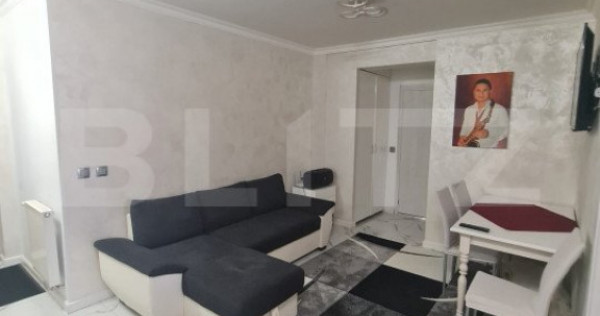 Apartament cu 3 camere, mobilat si utilat, aer conditionat,