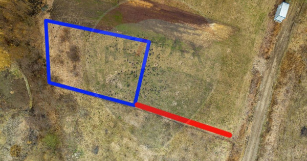 Teren la intrare în Chinteni, 1000mp, pentru casă indiv...