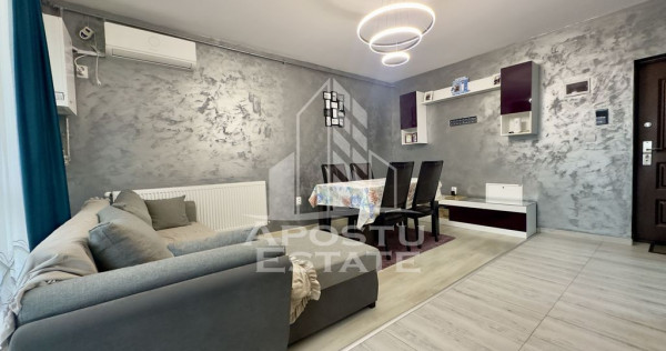 Apartament cu 2 camere, luminos si finisat modern, Giroc