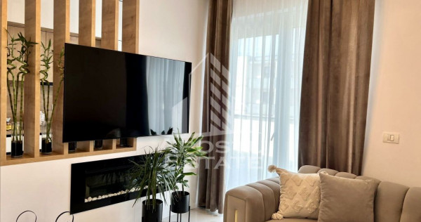 Penthouse 3 camere, terasa 40 mp, mobilat modern, zona Br...