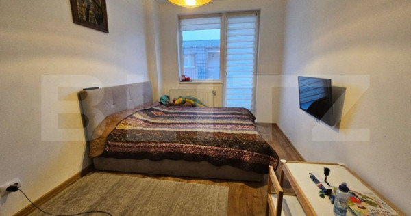 Apartament cu 3 camere, 64 mp, parcare, la 2 minute de Vivo