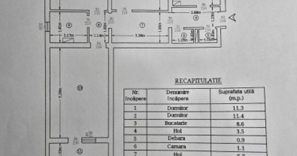 Tatarasi-Apartament 3 camere decomandat-etaj intermediar-far